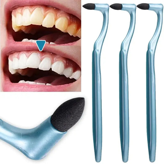 Tooth stain cleaning brush